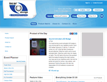 Tablet Screenshot of incordesign.com